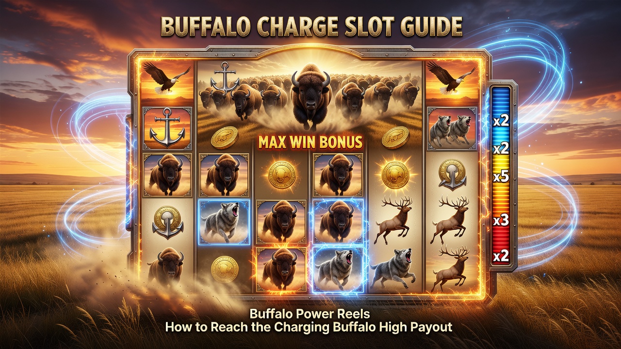 Buffalo Charge Slot Guide: Max Win Bonus, Buffalo Power Reels, and How to Reach the Charging Buffalo High Payout