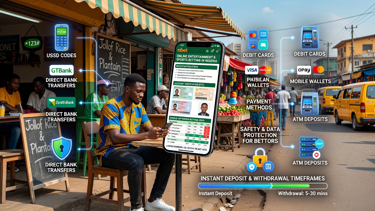 Online Entertainment in Nigeria: Registration, Account Verification, Mobile Access, Payment Methods, Safety and Data Protection for Bettors