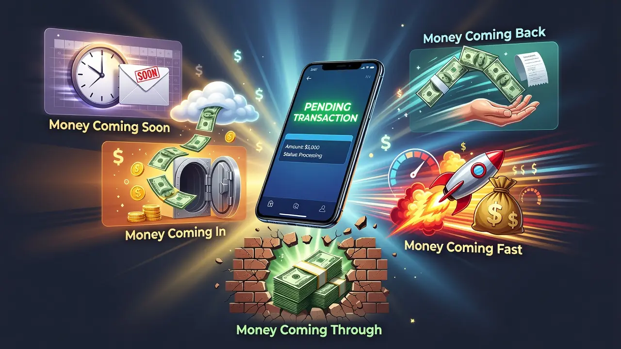 Money Coming Soon, Coming In, Coming Back, Coming Fast, or Coming Through: What Each Phrase Means