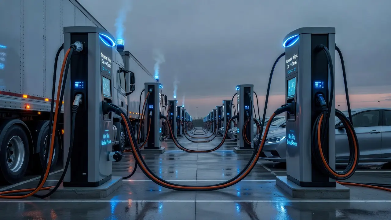 Kempower Charger Bridges Cars and Trucks on One Site